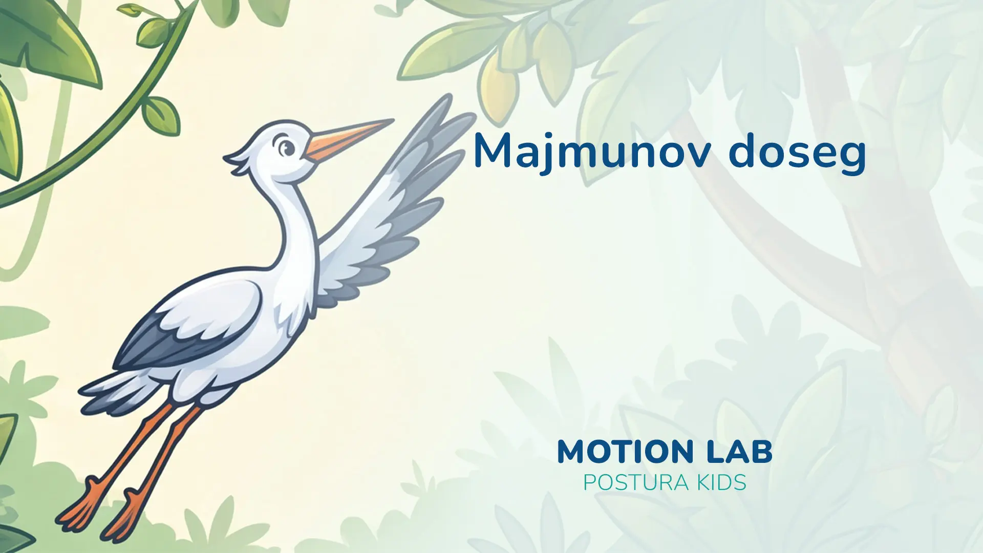 Postura Kids vježba - doseg